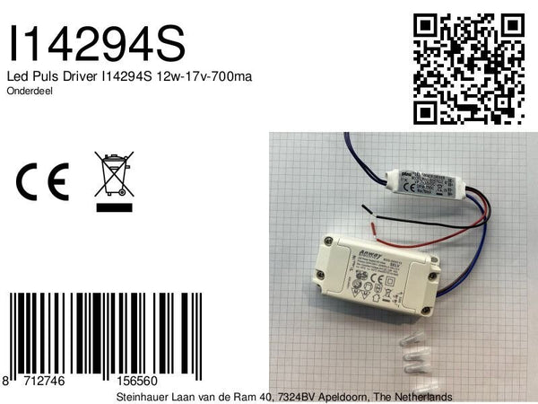 I14294S led puls driver 10w-17v-700ma