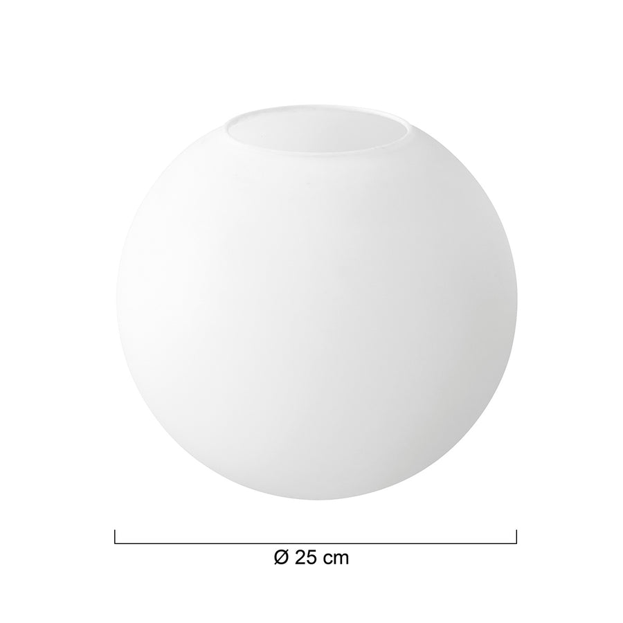 I14377S Glas Kogel Opal 25cm 7376ST