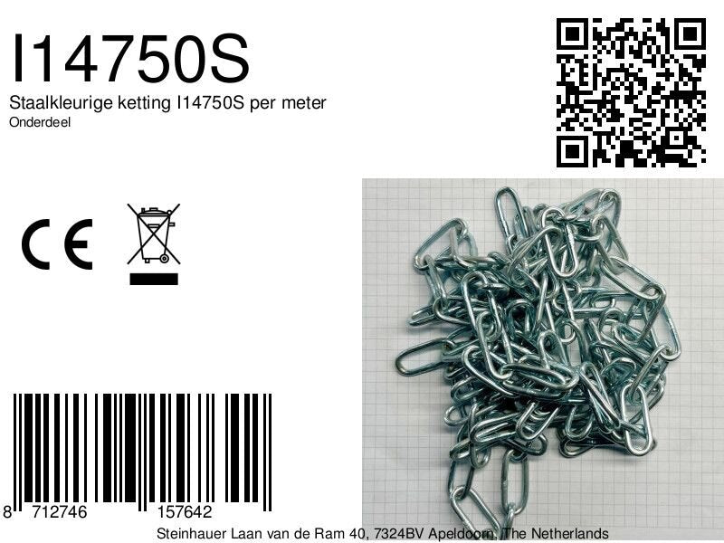 I14750S ketting staal