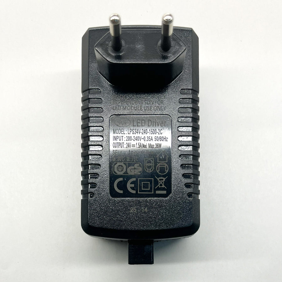 7759 Stekker Driver zwart 36V
