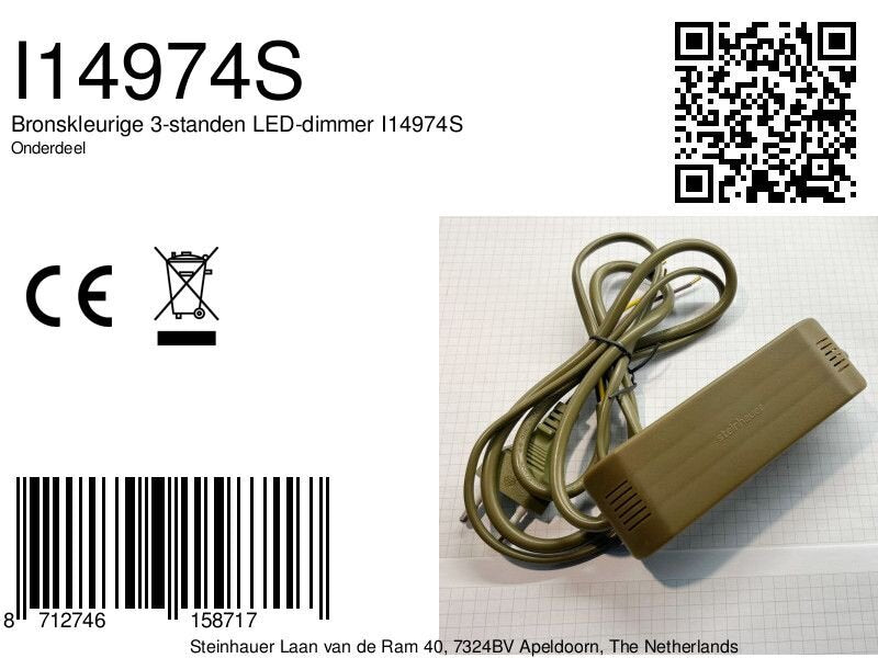 7932 led dimmer brons