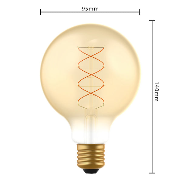 600475 LED DECO fiL G95 5W E27 DIM