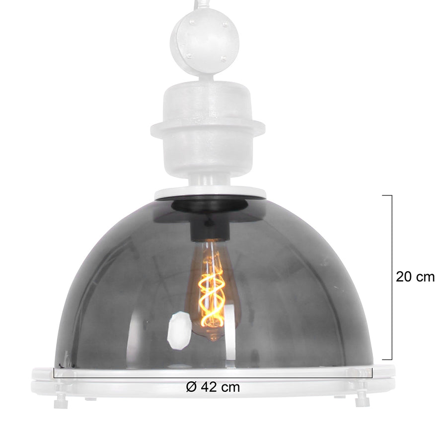 1452 glas shade 42*20cm