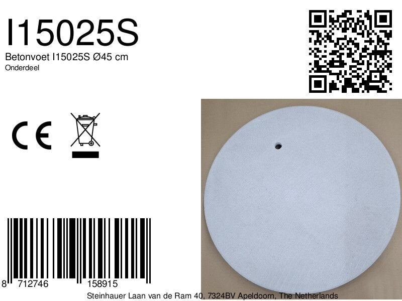 7268/7913 verzwaarplaat