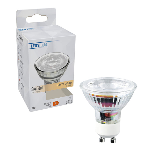 600163 GU10 Led Bulb 4w 345lm 2700K