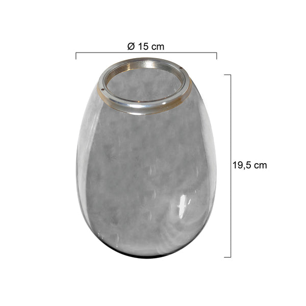 2682 glas 15xH19,5cm spiegel