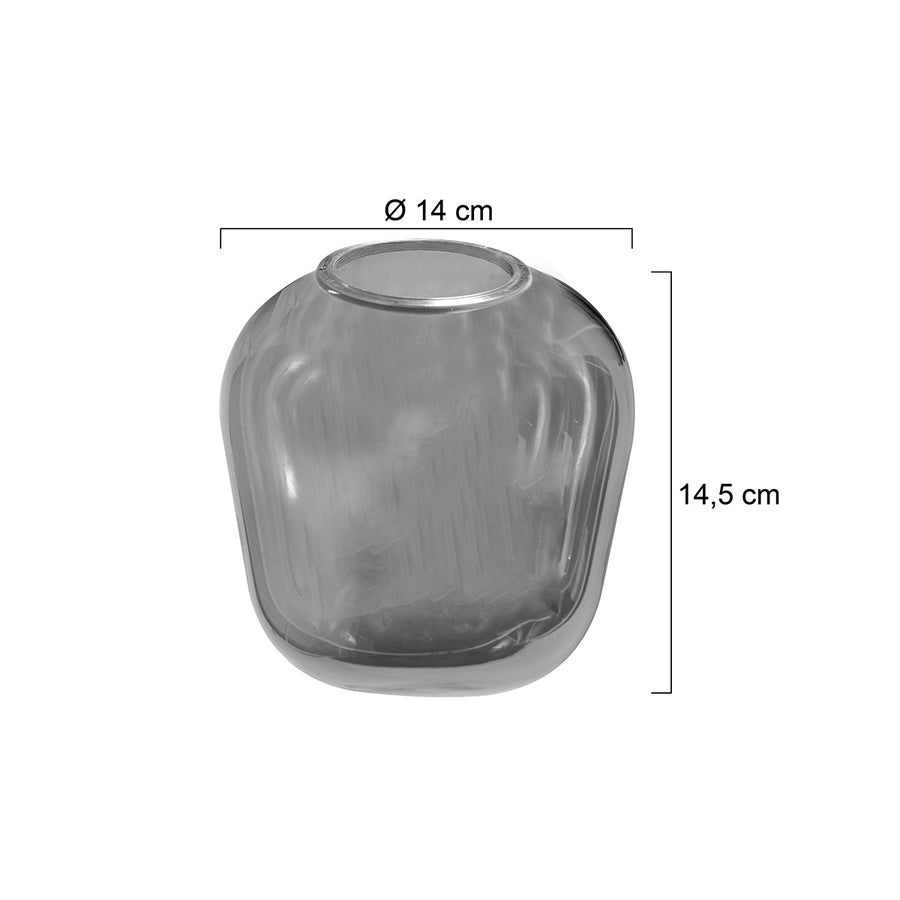 2683 glas 14xH14,3cm spiegel