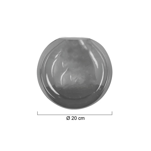 2730 glas kogel smoke 20cm