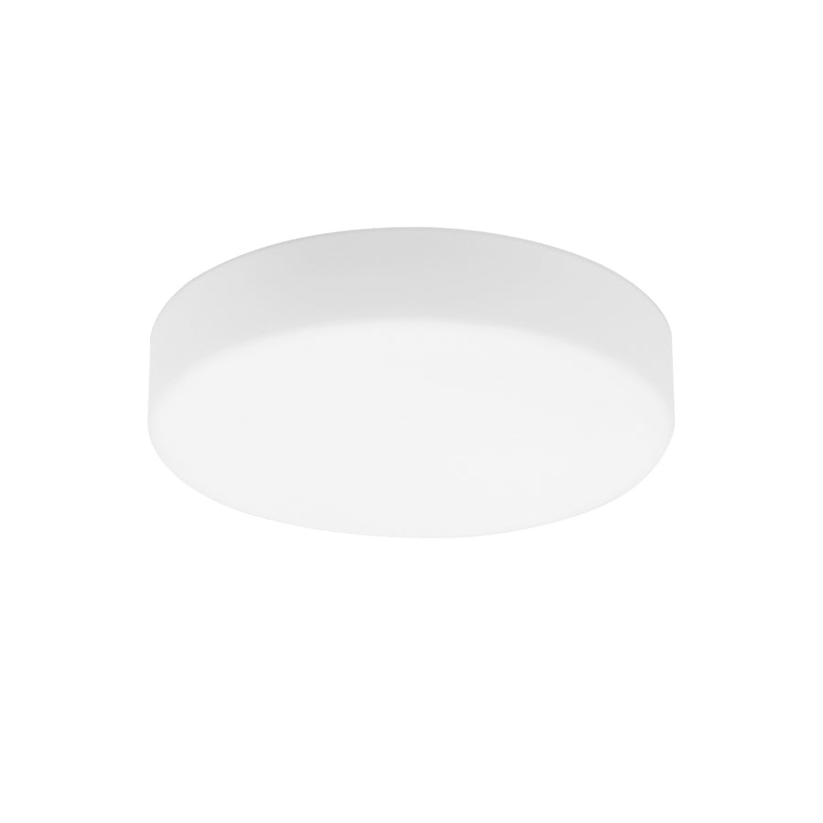 1362 Glas Rond WitMat 18,5cm (nieuw