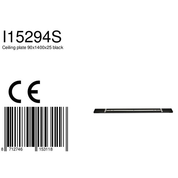 Plafondplaat I15294S Zwart