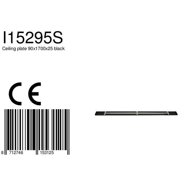 Plafondplaat I15295S Zwart