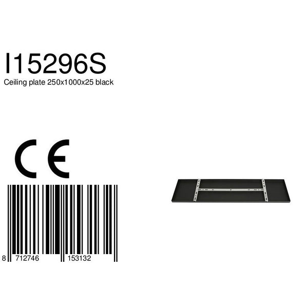 Plafondplaat I15296S Zwart