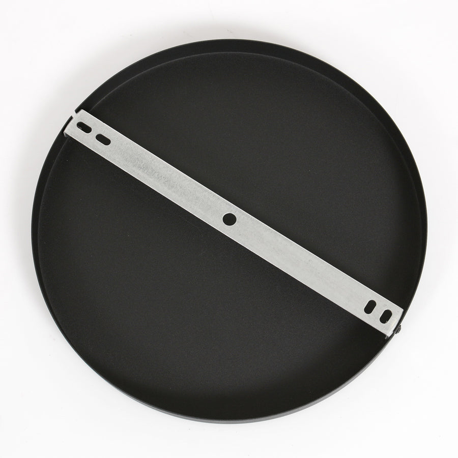 Plafondplaat Rond I15299S Zwart