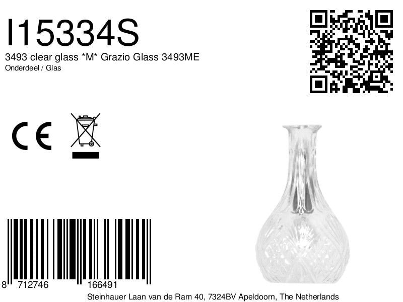 3493 clear glass *M*