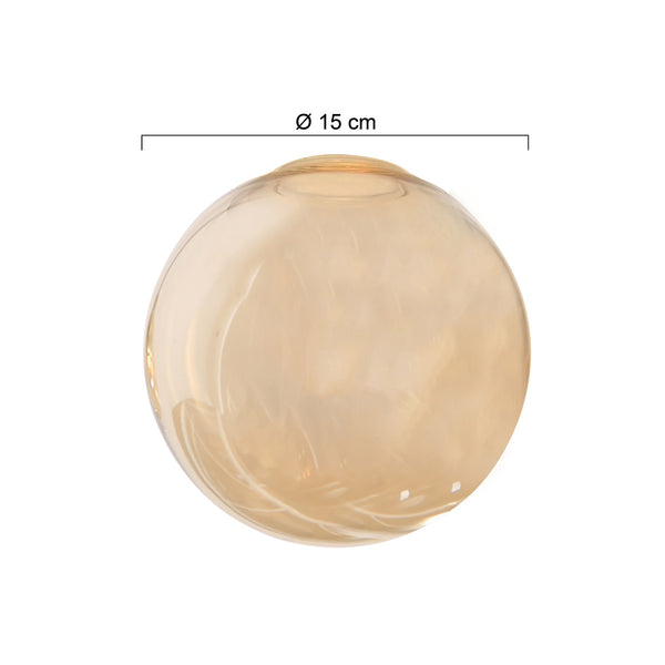 3803 glas rond amber