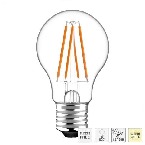 611127 Ledfil.7,3w E27 dag+bewsenso