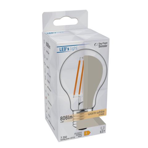 611121 Ledfil.7,3w E27 dagsensor