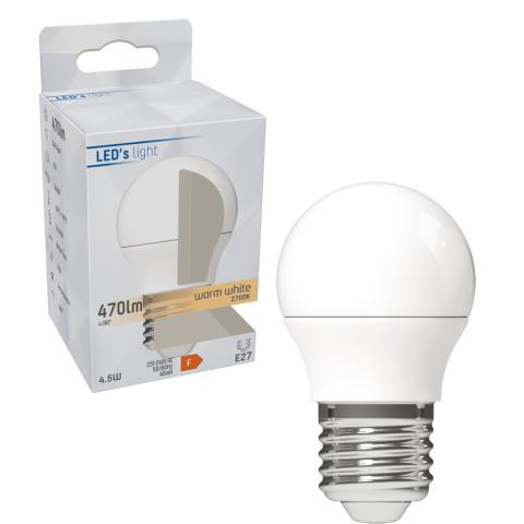 620112 Led smd 4,9w E27,2700K