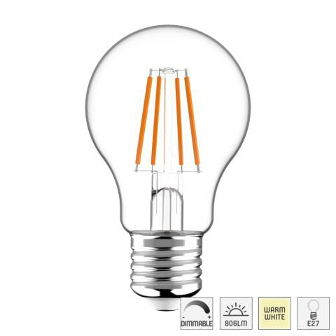 620144 Ledfil.7w,E27, 2700K,dimb.