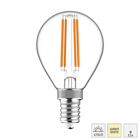 620147 Ledfil .4,5w,E14, 2700K,G45