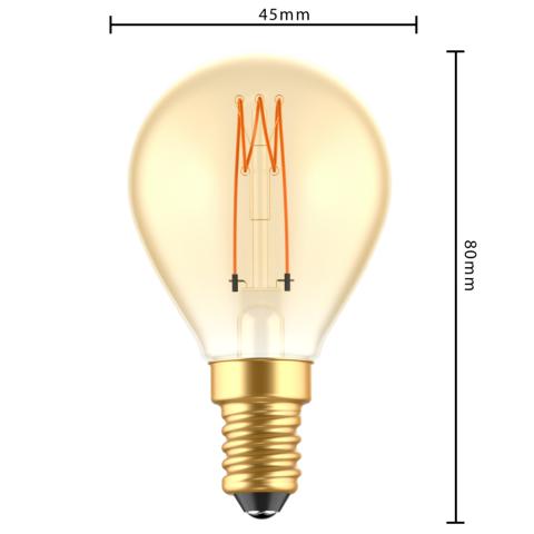 620190 Ledfil. 2,5w, E14,1800K, dim