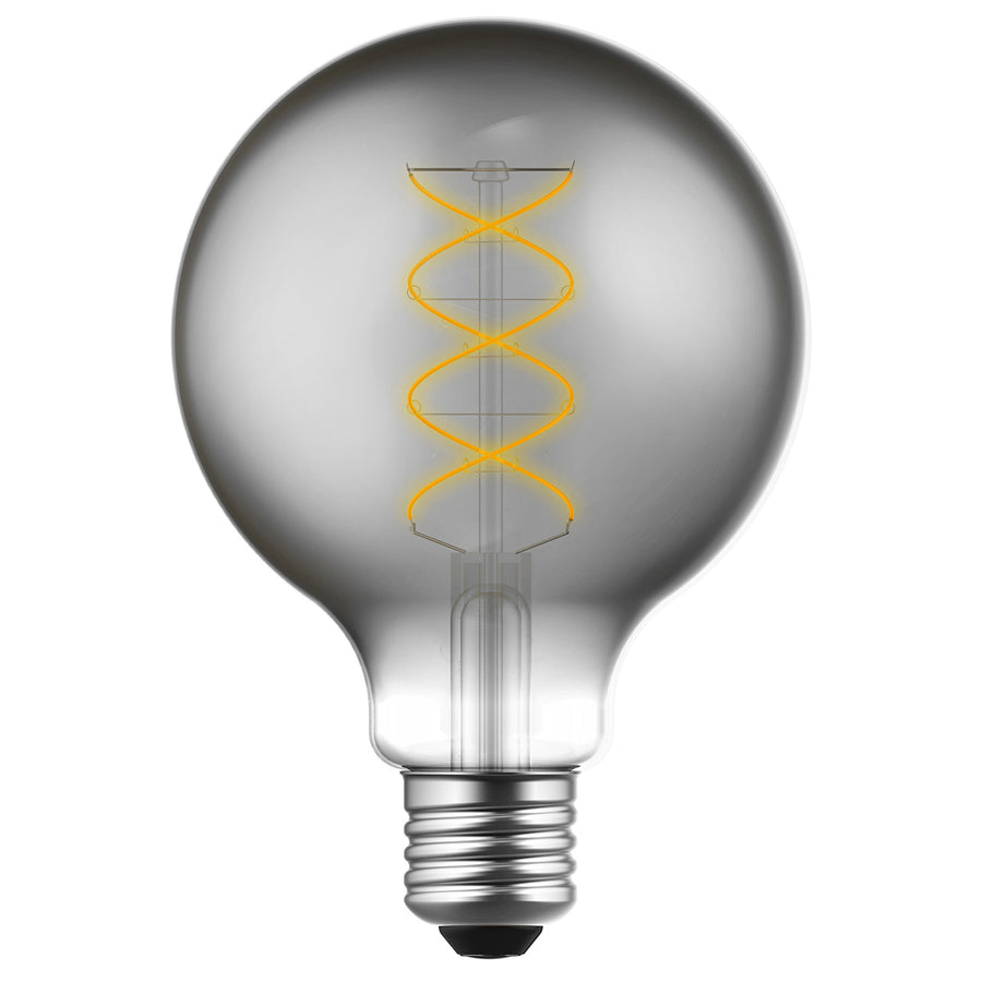 Dimbare smoke lichtbron met e27 fitting 140 lumen 1800 kelvin 4,5 watt