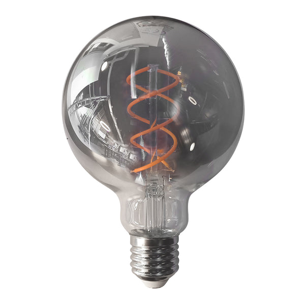 Dimbare smoke lichtbron met e27 fitting 140 lumen 1800 kelvin 4,5 watt