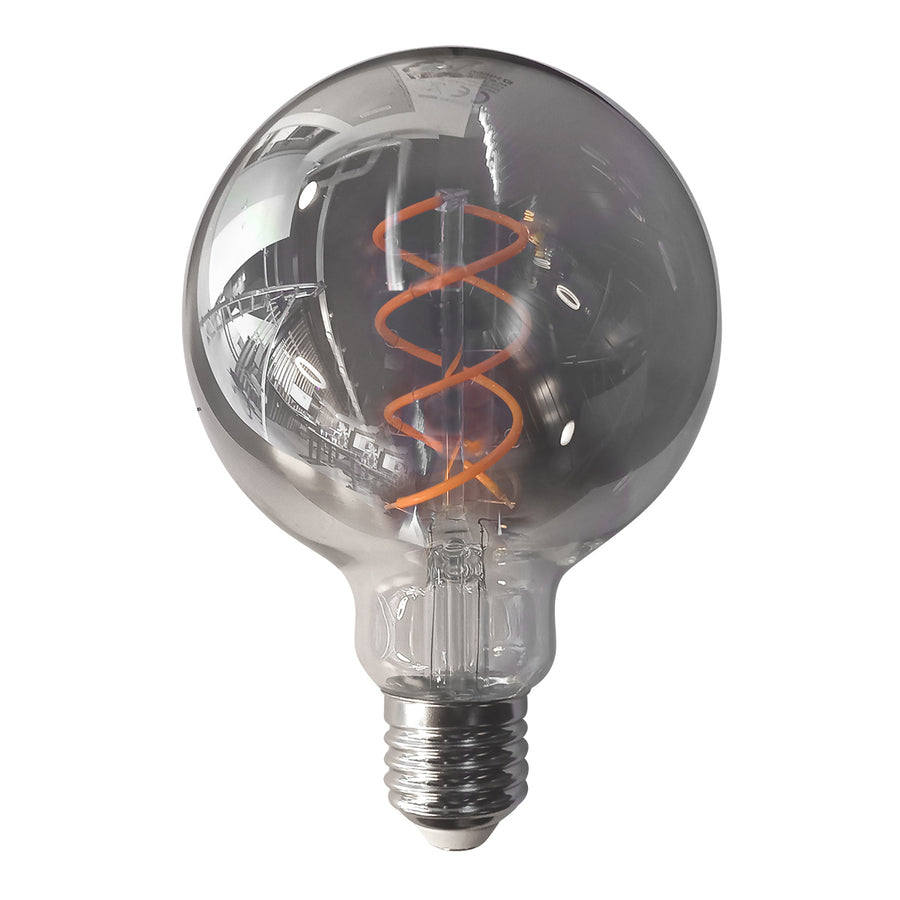 Dimbare smoke lichtbron met e27 fitting 140 lumen 1800 kelvin 4,5 watt