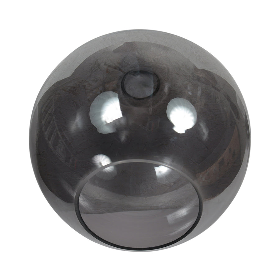 Losse glazen kap i15469s – handgemaakt rookglas van 25 cm voor e27 armaturen