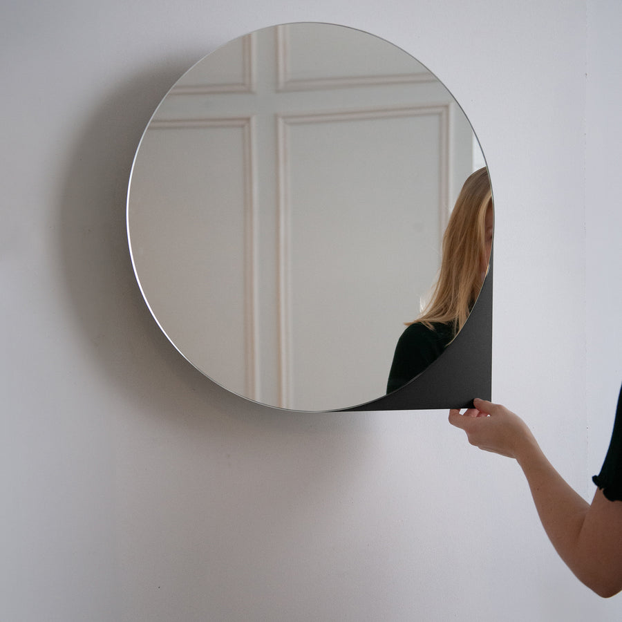Spiegel Sonnet L zwart
