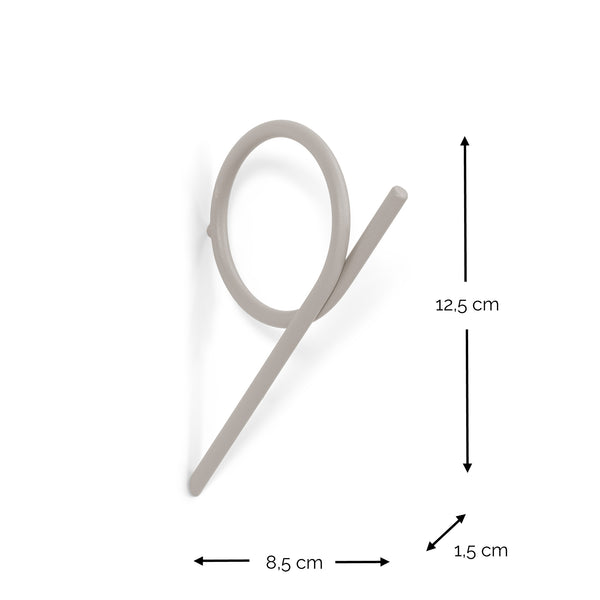 Kapstok Tuba M silky taupe