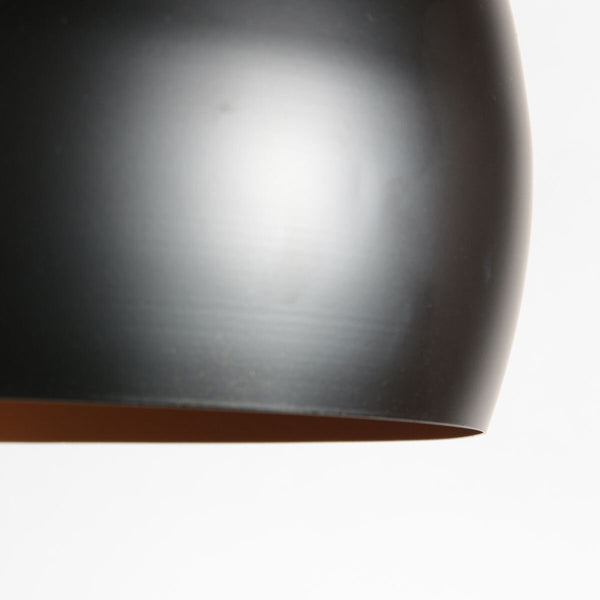 Lampenkap k1059ss ø40cm – metalen kap zwart/goud e27