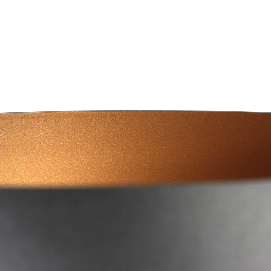 Lampenkap k1059ss ø40cm – metalen kap zwart/goud e27