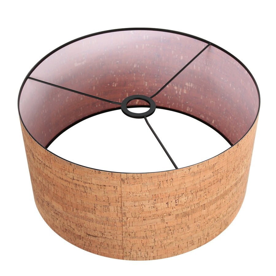 Lampenkap k1068fs ø40cm – sfeervolle natuurlijke kurkstructuur e27