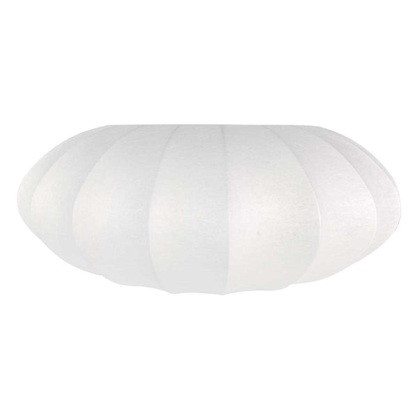 Wit zijden lampenkap k10942s ø60cm met e27 support.