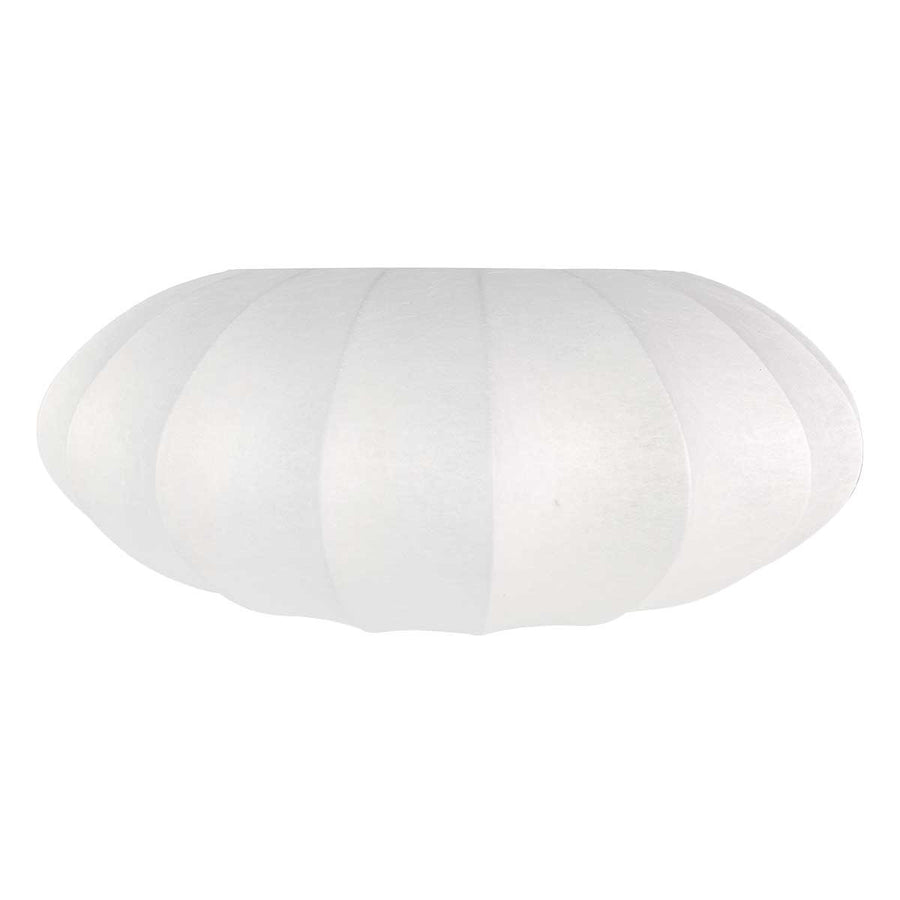Wit zijden lampenkap k10942s ø60cm met e27 support.