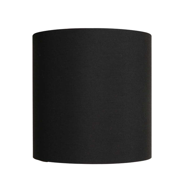 Kap 18cm rond effen zwart *M*