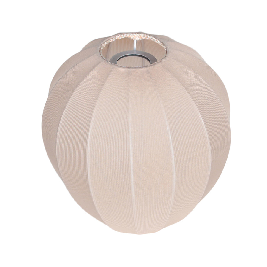 Lampenkap k20121s – handgemaakt beige linnen druppelkapje ø25 cm voor e27 armaturen