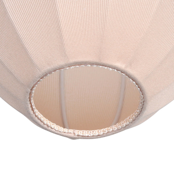 Lampenkap k20121s – handgemaakt beige linnen druppelkapje ø25 cm voor e27 armaturen