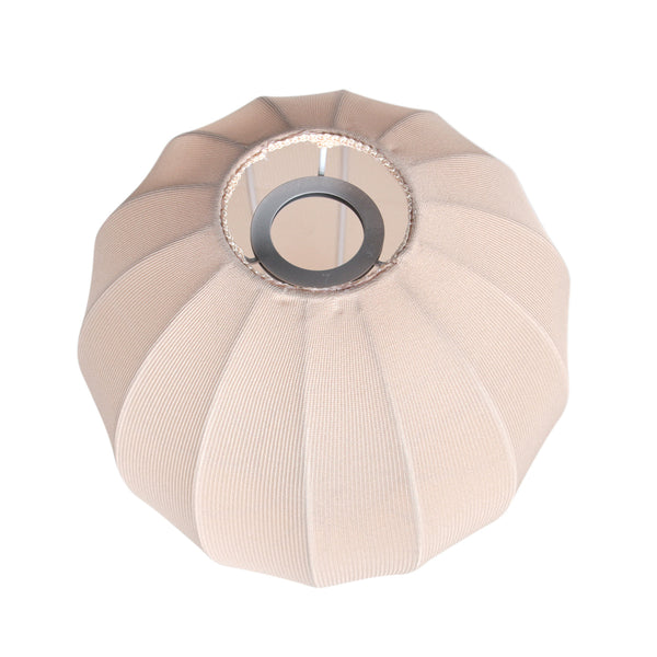 Lampenkap k20121s – handgemaakt beige linnen druppelkapje ø25 cm voor e27 armaturen