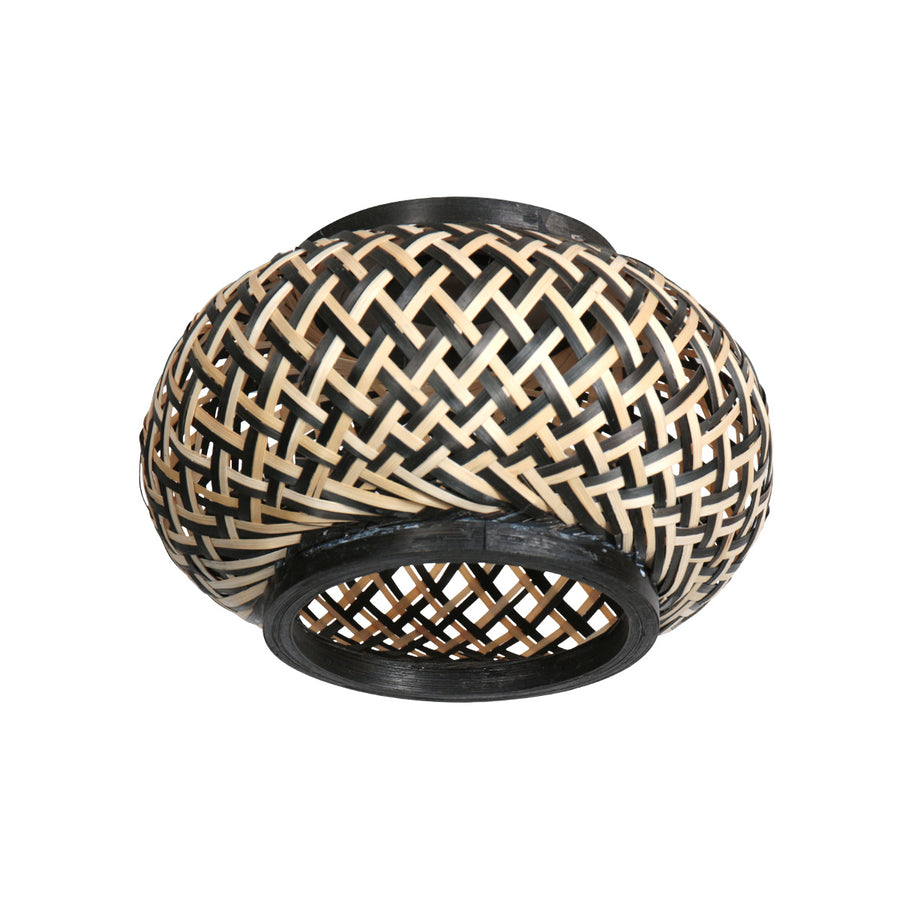 Lampenkap k2014bs – bamboe kap ø22,5cm in warme boho stijl