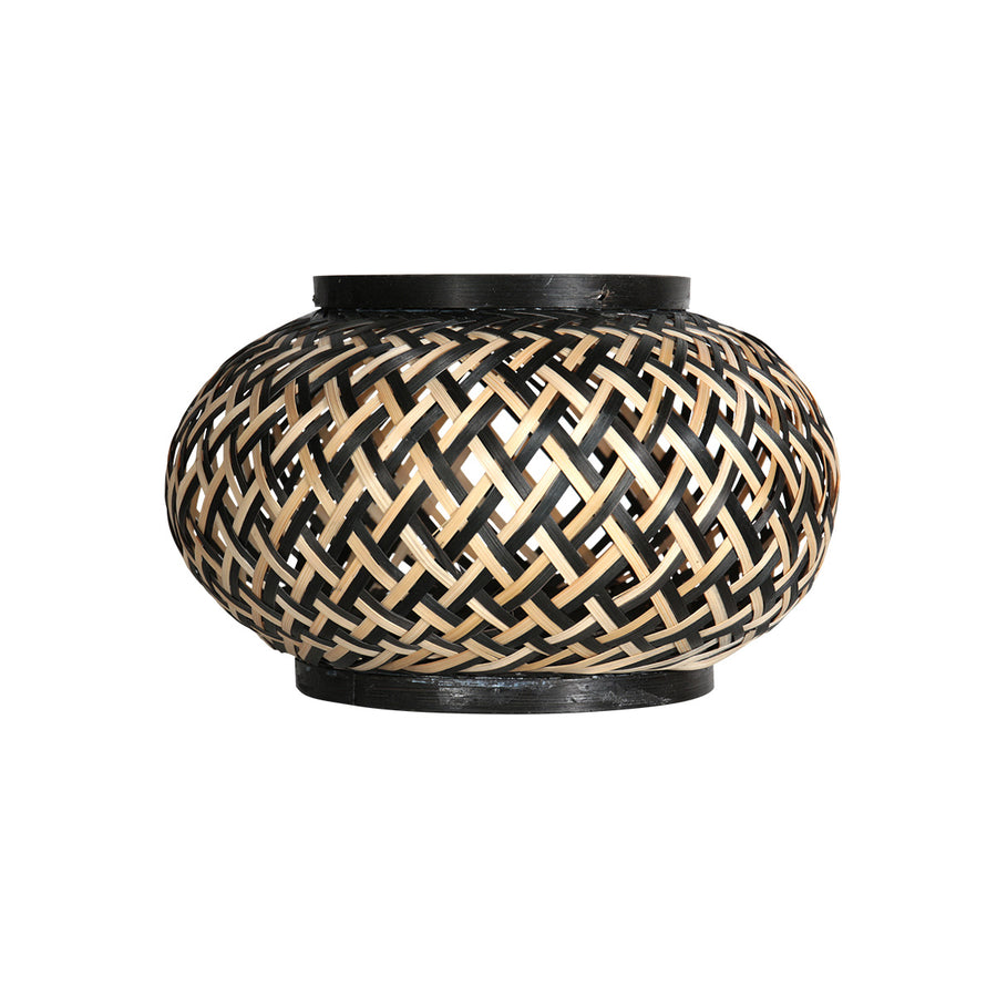 Lampenkap k2014bs – bamboe kap ø22,5cm in warme boho stijl