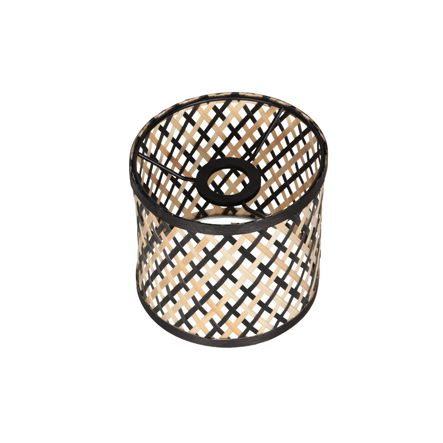 Lampenkap k2015bs ø12 cm – cilindervormige bamboe sfeermaker