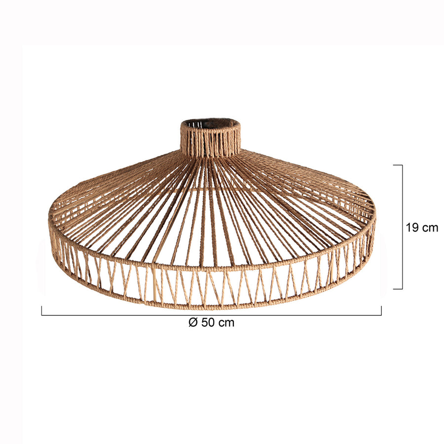 Twine k2022ds – transparante touw kap ø50 crème/beige