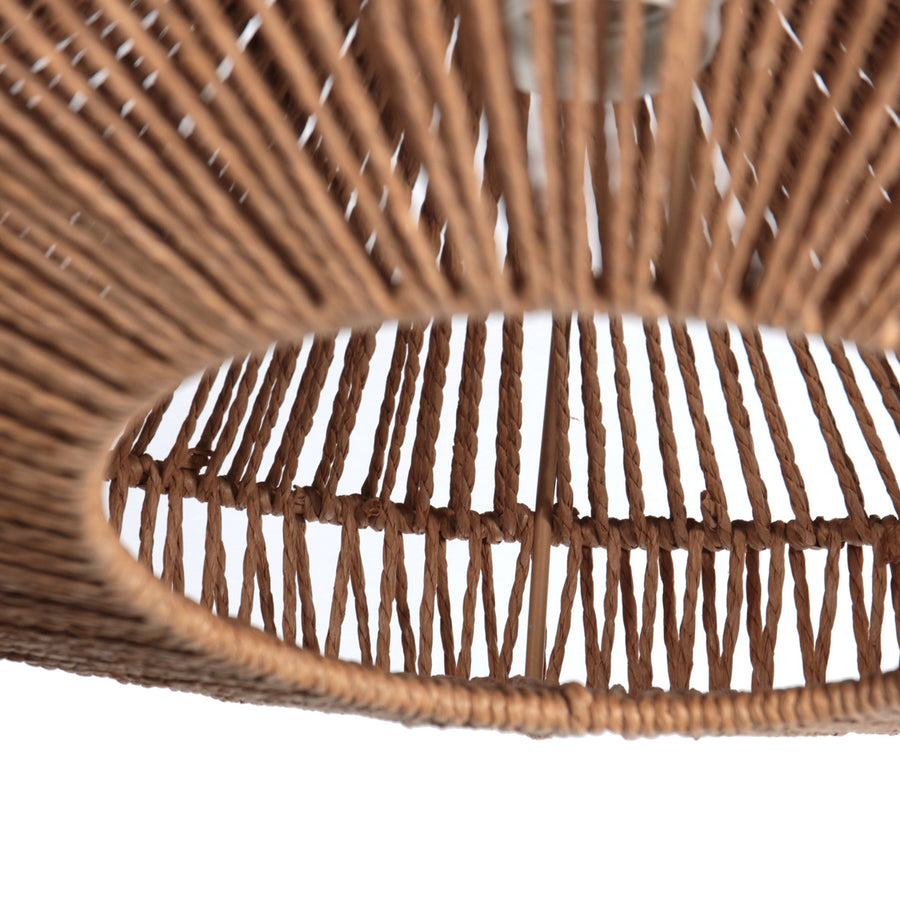 Lampenkap k2023ds ø40cm – touw kap met ronde vorm e27