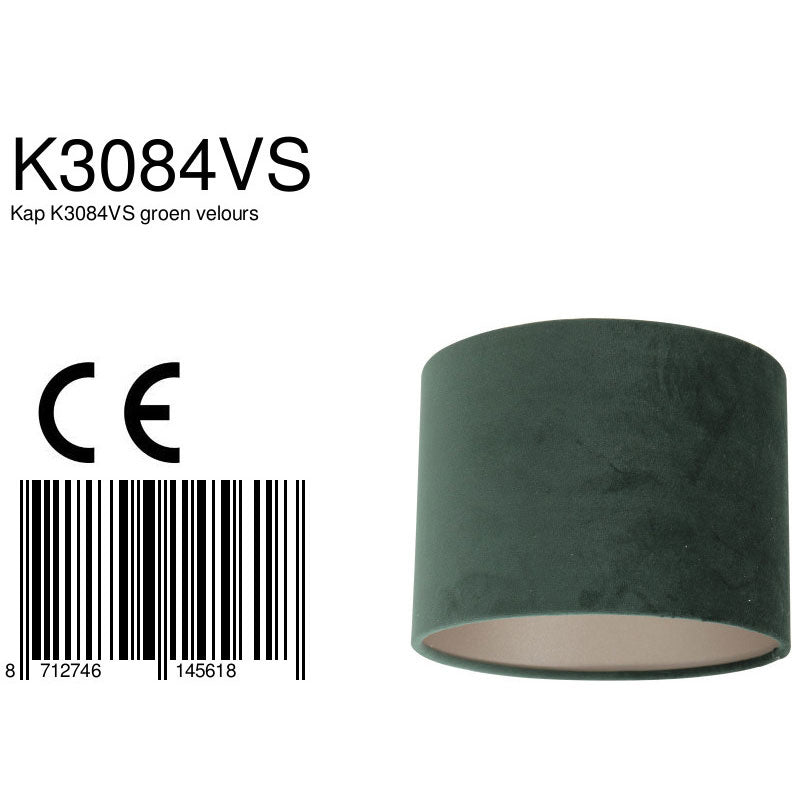 Lampenkap K3084VS Velours Groen