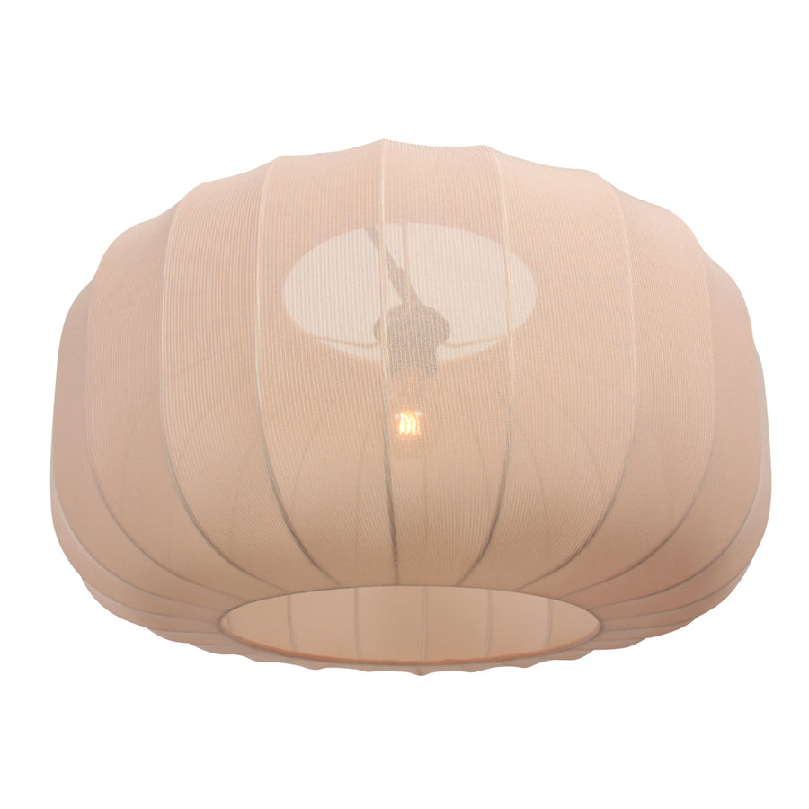 Lampenkap k41931s ø60- textiel kap met zachte ronde vormen