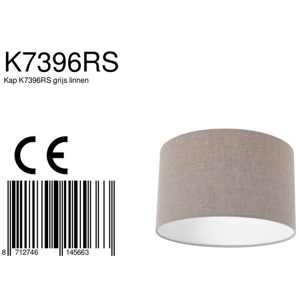 Lampenkap K7396RS Grijs Linnen