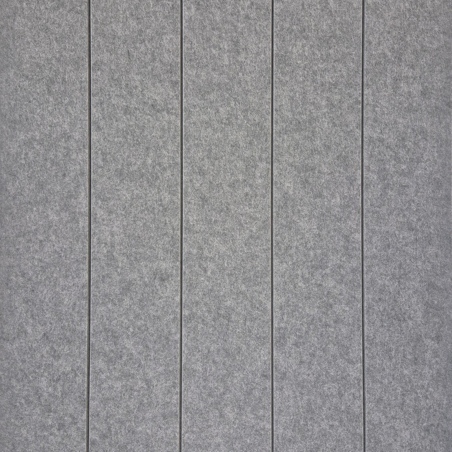 Akupanel Muro viltpaneel met groeven L - Middengrijs - 120 x 60 cm