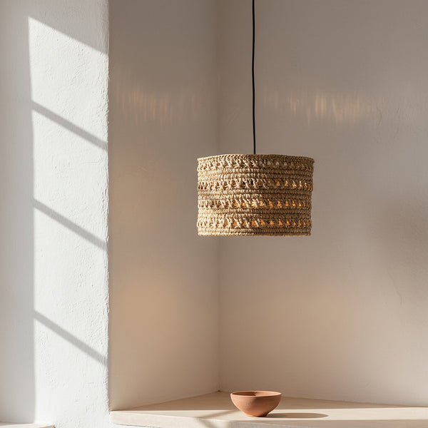 Herba hanglamp van zeegras Ø 30x20 cm